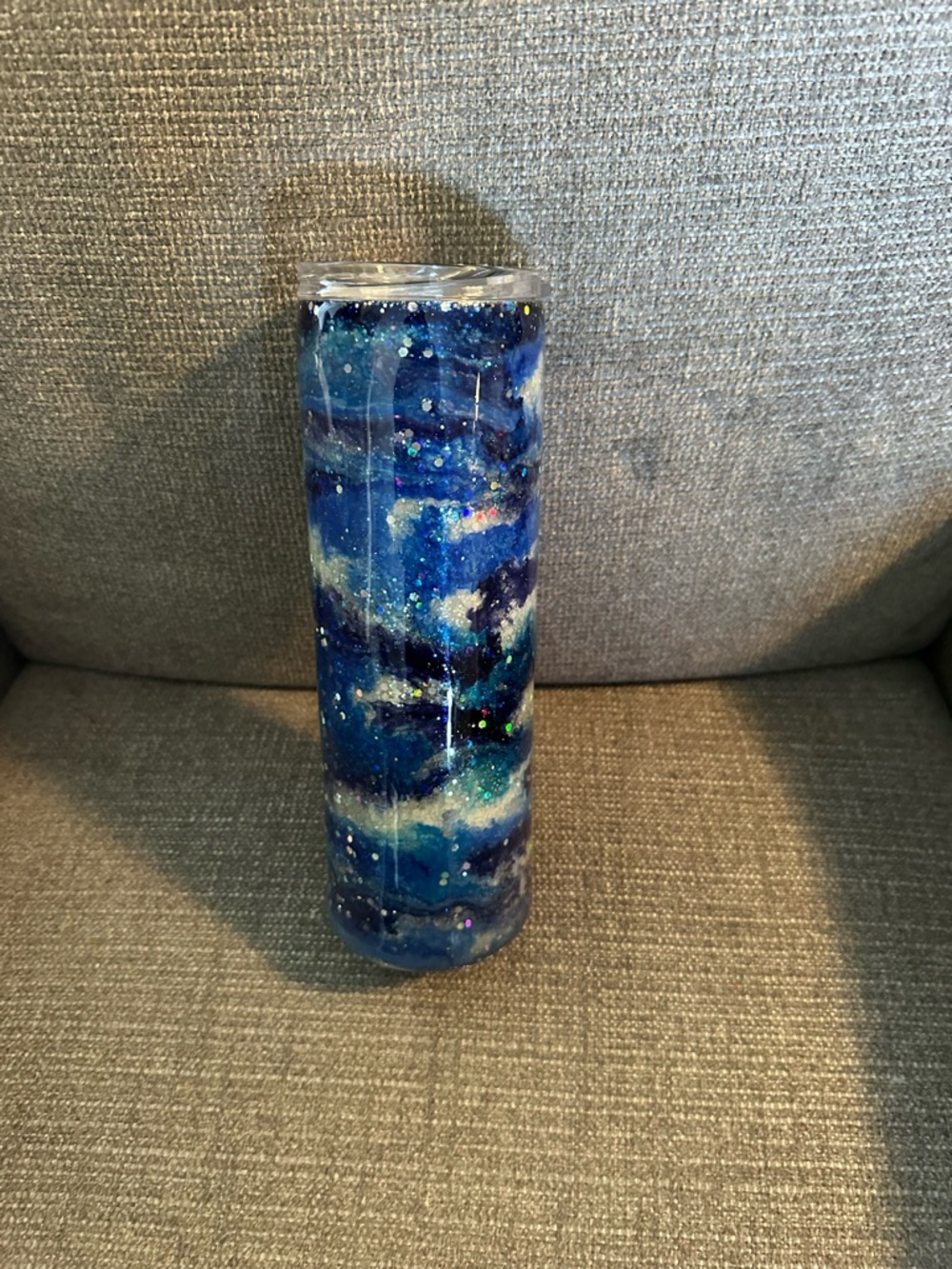 Blue Galaxy Stainless Steel Travel Tumbler - 20oz